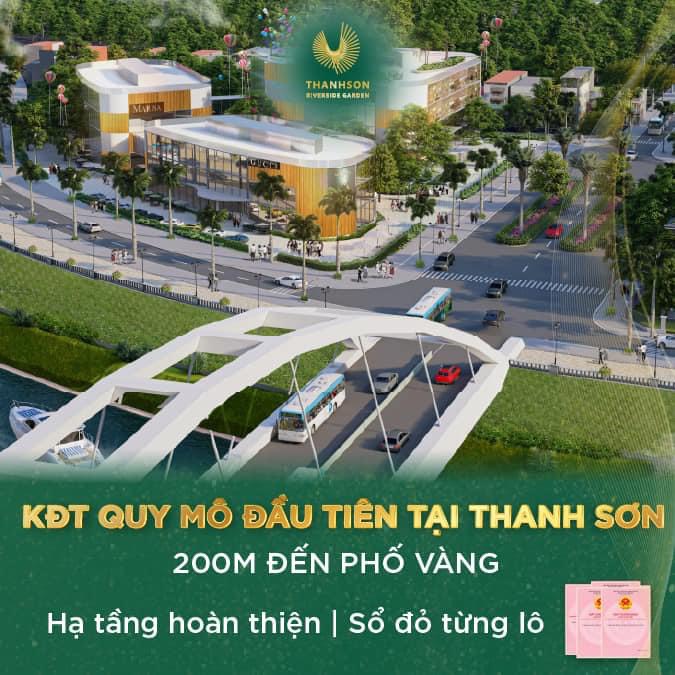 Đất nền trung tâm con phố vàng thị trấn Thanh Sơn Phú Thọ giá chỉ từ 18 triệu/1m
