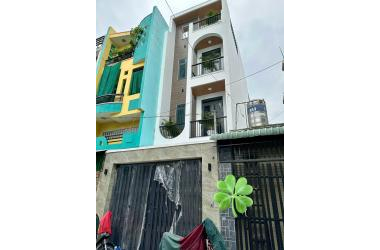bán nhà 4 tầng, 4x32.5, Huỳnh Thị Hai, Q12, hẻm 6m, 6ty8