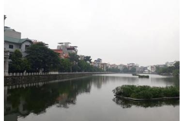 Bán Nhà Mặt phố Phường Bồ Đề quận Long Biên view hồ, 2 mặt xe tải tránh. KD 220m 24 tỷ