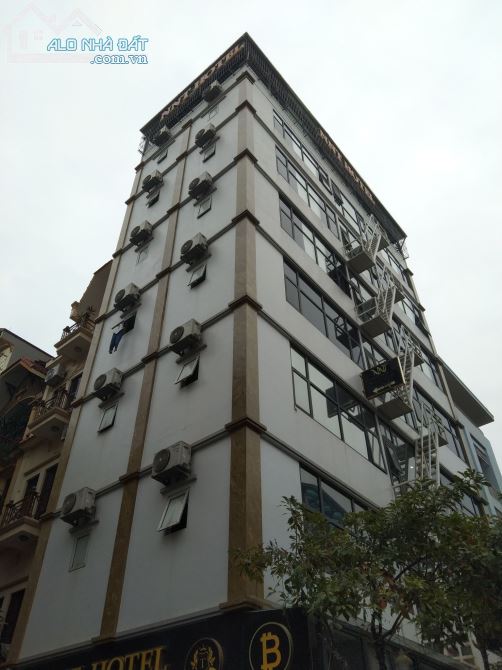 Tòa nhà mới thang máy, vp ngõ  80 Trung Kính 69/80m2 x 7 tầng mt 18m 24.5 tỷ đường ô tô 8m kinh doanh sầm uất