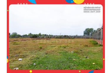 Q12. 17,x triệu/m2. 5900m2 đất thổ cư, ngang 45M, gần Đại học Nguyễn Tất Thành, đường 6M.