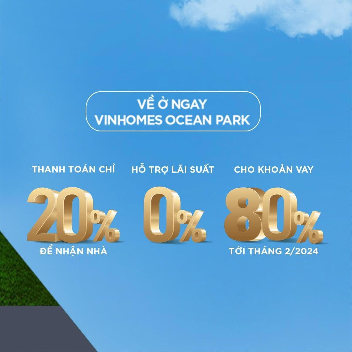 Vinhomes Ocean Park CĐT mở bán căn hộ 3PN2VS rộng 107m