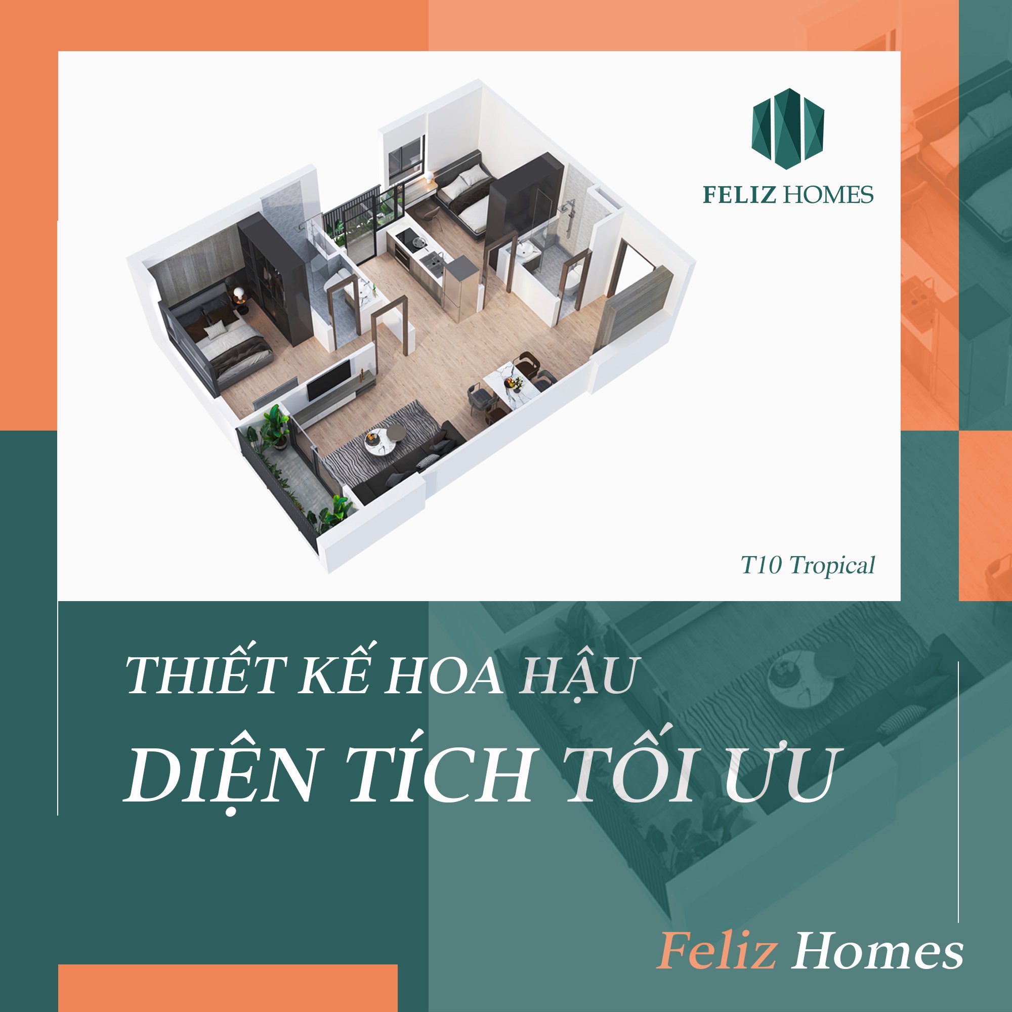 Feliz Homes - Bán nốt quỹ căn đẹp cuối cùng tại dự án trung tâm Hoàng Mai