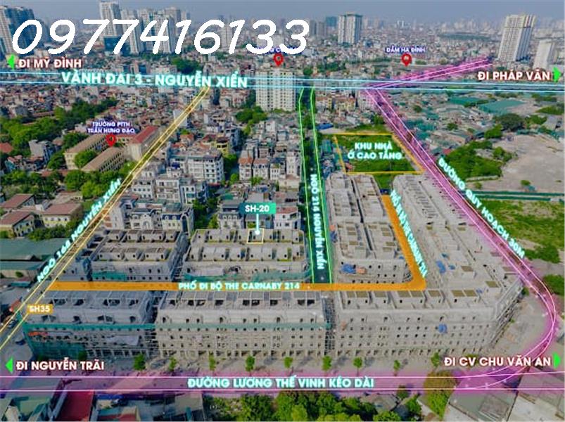 Cần bán gấp căn góc SH17 (Rue De Charme) tại trung tâm QThanh Xuân,Hà Nội, 133m2. Giá 32 tỷ