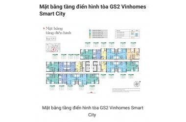 Bán căn hộ  tòa GS2 Vinhomes Smart City,64m2, view vườn Nhật, tặng full nội thất cao cấp