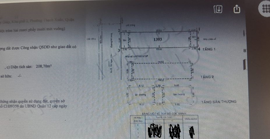 Bán hộ em trai 125m2 chỉ 6 tỷ Hà Huy Giáp Thạnh Xuân Q12