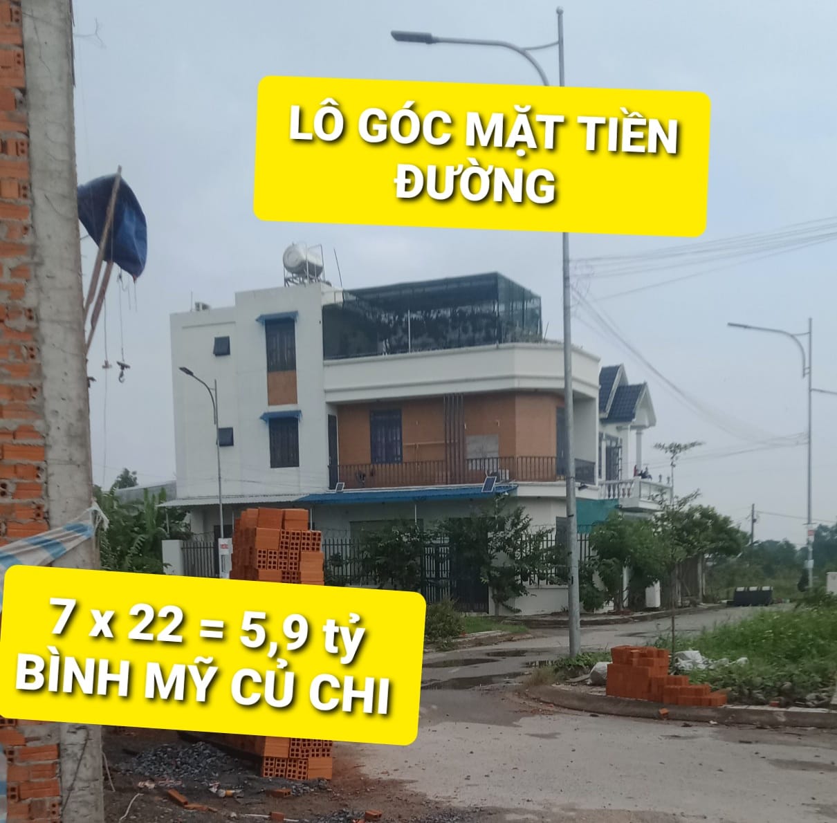 LÔ GÓC - Cực Hiếm 7 x 22 có 5 tỷ 9 Bình Mỹ Củ Chi TPHCM