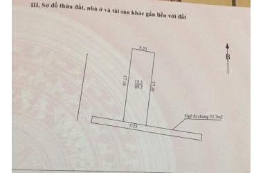 BÁN ĐẤT TẶNG NHÀ 3 TẦNG - CHỈ HƠN 40TR/M2 - NGÕ THÔNG THOÁNG.90 m.Giá 3.8 tỷ Hoàng Mai