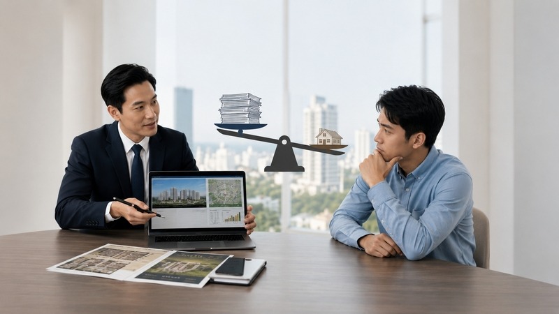 Do thiếu hụt thông tin nên người mua đặt niềm tin vào môi giới