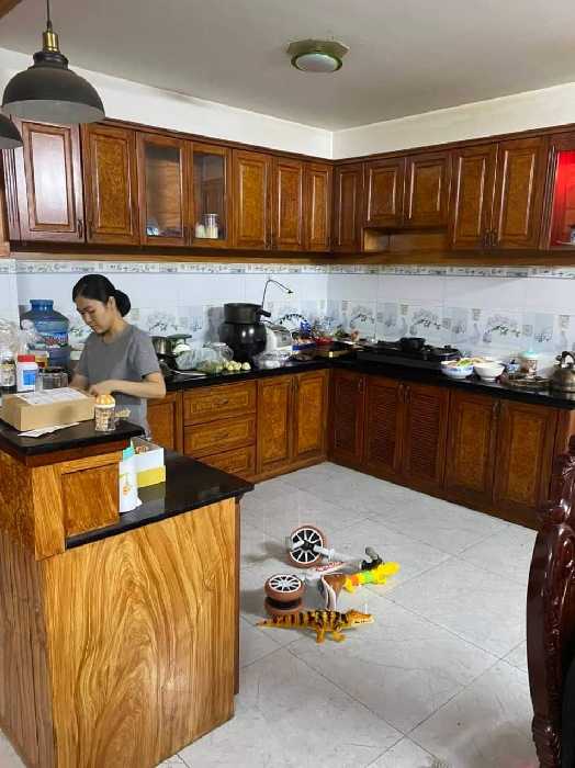 Q12 - NHÀ MẶT TIỀN ĐƯỜNG –NỘI THẤT ỐP TOÀN GỖ ĐỎ-  NGANG 5M ĐẸP NỞ HẬU TÀI LỘC 5.4M - 7 Tỷ