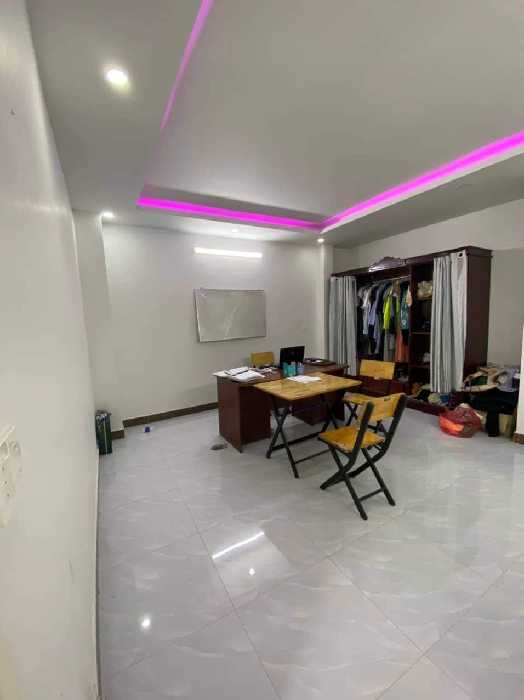 Q12 - NHÀ MẶT TIỀN ĐƯỜNG –NỘI THẤT ỐP TOÀN GỖ ĐỎ-  NGANG 5M ĐẸP NỞ HẬU TÀI LỘC 5.4M - 7 Tỷ