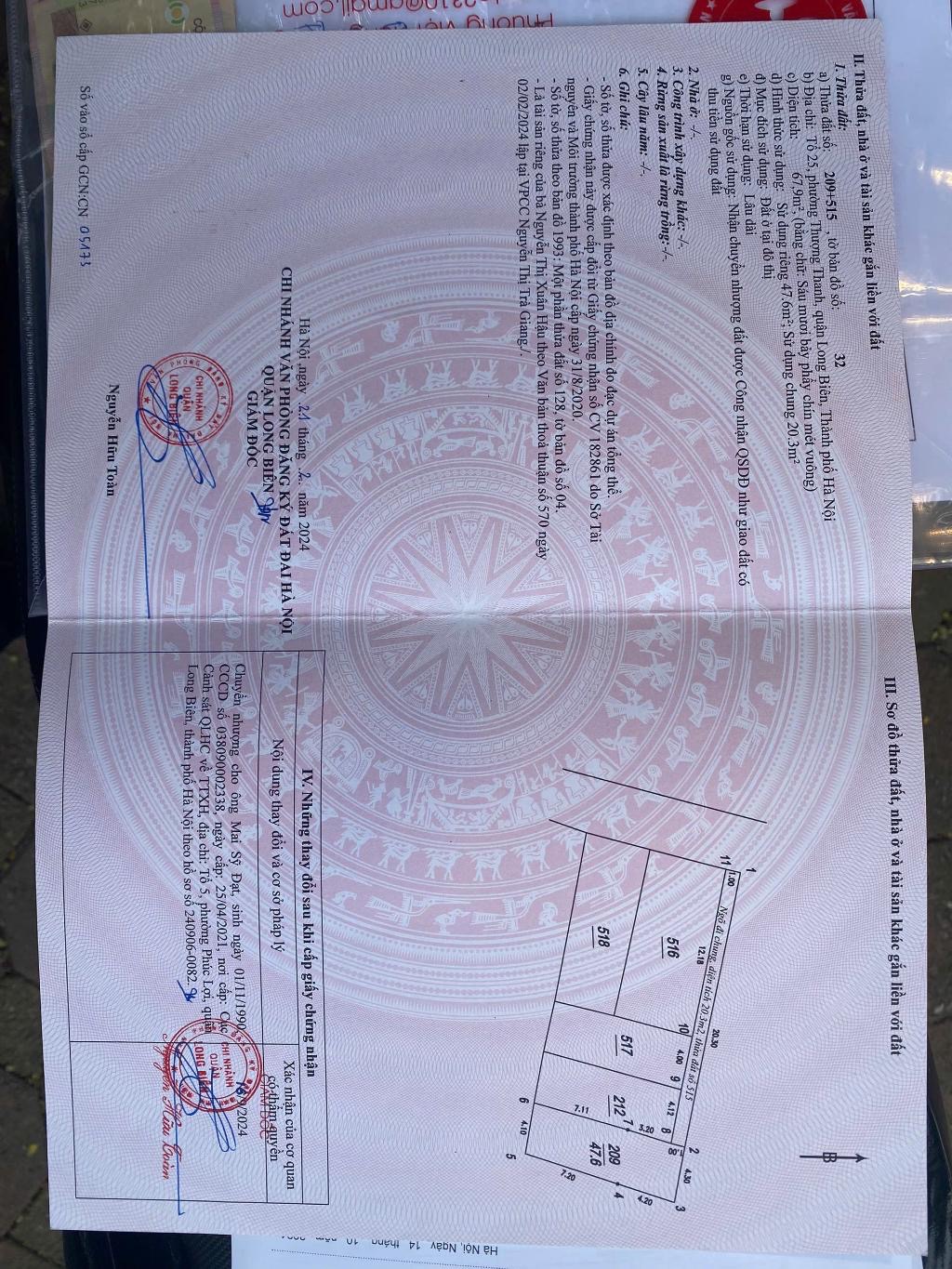 NGô Gia Tự - Nhà Dân Xây - Diện Tích Rộng - Giá Rẻ - 5,75 Tỷ