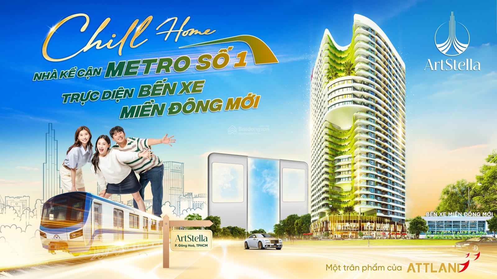 Căn hộ Art Stella chuẩn cao cấp, ngay ga metro suối tiên, không gian sống xanh giữa lòng TP. HCM, chỉ từ 38,5tr/m2,ngân hàng BIDV bảo lãnh,thanh toán 20% nhận nhà