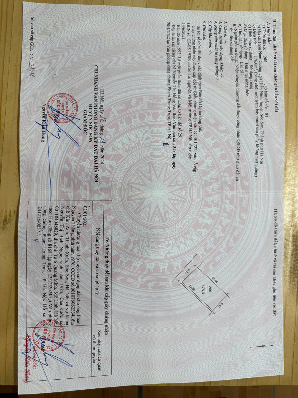 Bán Đất NAM CƯƠNG 4 Tỷ Full Thổ Cư 176m, Mặt tiền hơn 9m, Xe Bán Tải Fortuner Thông ngõ