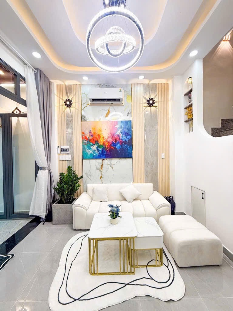 NHÀ ĐẸP Ở NGAY- PHƯỜNG 12, HẺM NƠ TRANG LONG, BÌNH THANH- 3 TẦNG BTCT- 5.95 TỶ