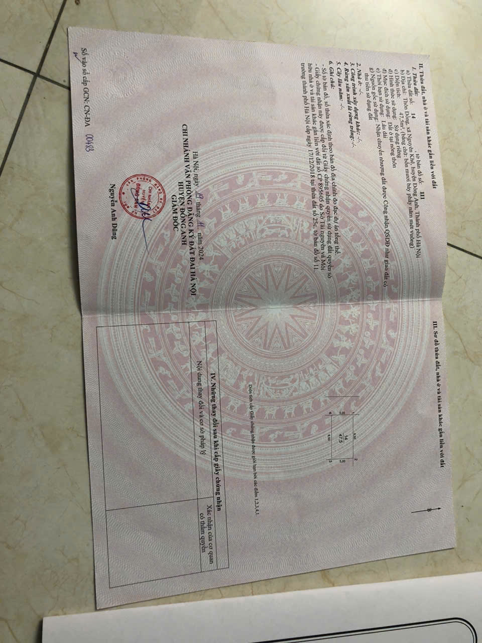 BÁN ĐẤT THÔN ĐỒNG, NGUYÊN KHÊ, ĐÔNG ANH. BÁM VEN CAO TỐC, GẦN DỰ ÁN TRỤ SỞ CỤC ẢNH SÁT. GIÁ ĐẦU TƯ CỰC NÉT