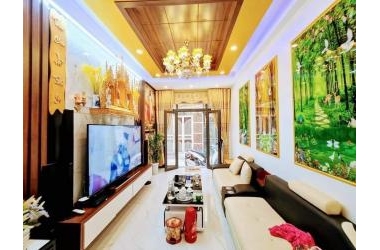 Hạ chào 50t, bán gấp nhà mới hoàng mai 37m2x5t - ô tô đỗ cửa - kinh doanh - full nội thất.0976767455
