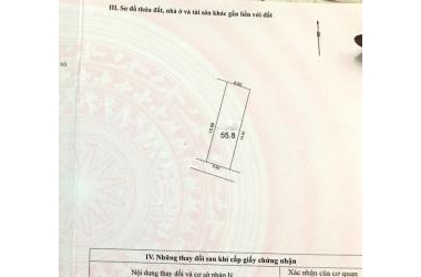 HƠN 2 TỶ CÓ NGAY NHÀ C4 PHAN XÁ - UY NỖ, DT 56M2, MT 4M, NGÕ 3M, NGAY SÁT ĐƯỜNG CAO LỖ