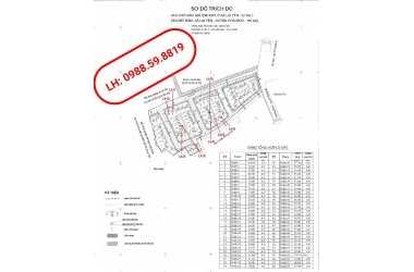 Bán Gấp đất đấu giá (08 lô) khu X1 Bờ Đầm, Lại Yên, Hoài Đức, Hà Nội - Giá đầu tư