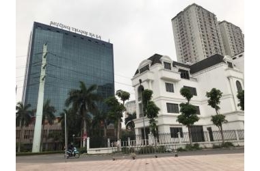 Biệt thự lô góc Xa La 241m2, 4 tầng, mt: 45m, giá: 43.5tỷ, Xa La, Hà Đông, Hà Nội.