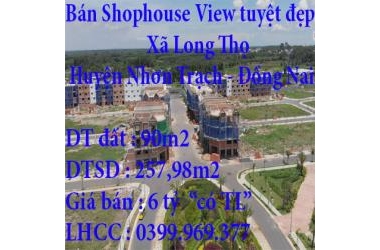 Bán Shophouse Xã Long Thọ, Huyện Nhơn Trạch, Đồng Nai giá tốt nhất khu vực