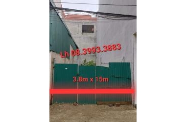 Hiếm ! Nhỉnh 6 tỷ mảnh đất 60m2 phân lô Phố Tây Trà