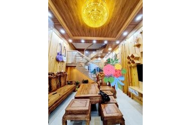 HXH ĐỖ CỬA - 45m2 2 tầng 5.1 tỷ Gò Vấp TẶNG HẾT NỘI THẤT GỖ CỰC XỊN -30M RA CHỢ THẠCH ĐÀ - - 0794201026