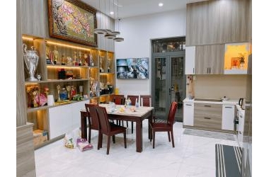Q12.092.HẺM XE HƠI 10M - 100M2 VUÔNG VỨC, XÂY FULL - NỘI THẤT CAO CẤP - CHI PHÍ XÂY DỰNG + NỘI THẤT