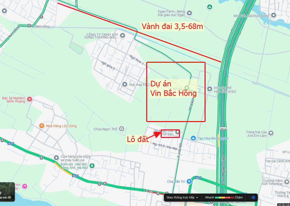 SỐC-F0 CẮT BÁN 170M VÂN NỘI- ĐỐI DIỆN VIN BẮC HỒNG-ĐẦU TƯ SINH LỜI