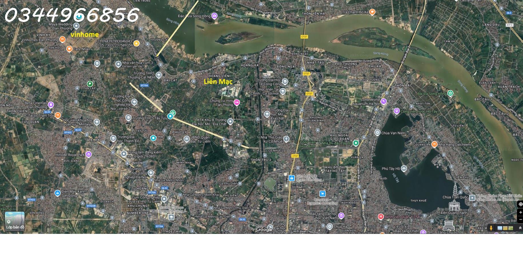 Bán đất đẹp Liên Mạc, Quận Bắc Từ Liêm ô tô vào tận nơi, 50m2 gần 5tỷ