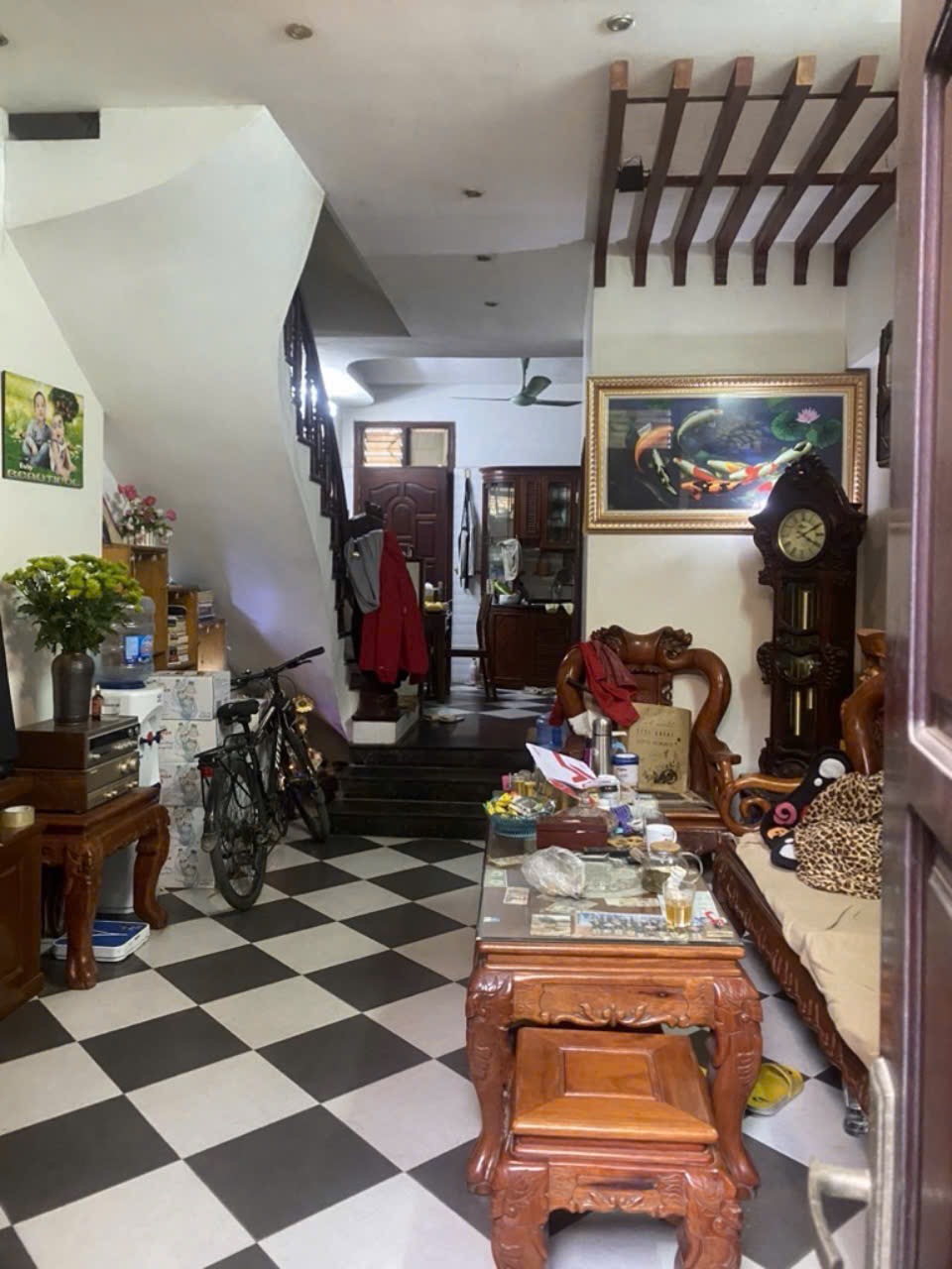 Nhà  khu đại học mỏ địa chất phường Cổ Nhuế Bắc Từ Liêm 2 mặt ngõ, 10m ra đường  oto tránh
