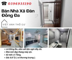 Bán nhà phố Xã Đàn_Nhà Mới Ở Ngay_Thang Máy Xịn_43mx4T_Giá: 8.8 Tỷ_Lh: 0396935190.