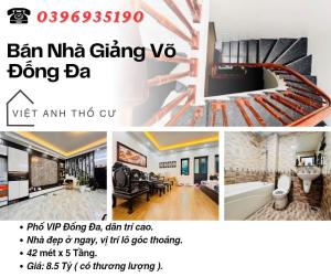 Bán nhà Phố Giảng Võ, Vị Trí Lô Góc, Sổ Đỏ Chính Chủ, 42mx5T, Giá: 8.5 Tỷ, Lh: 0396935190.