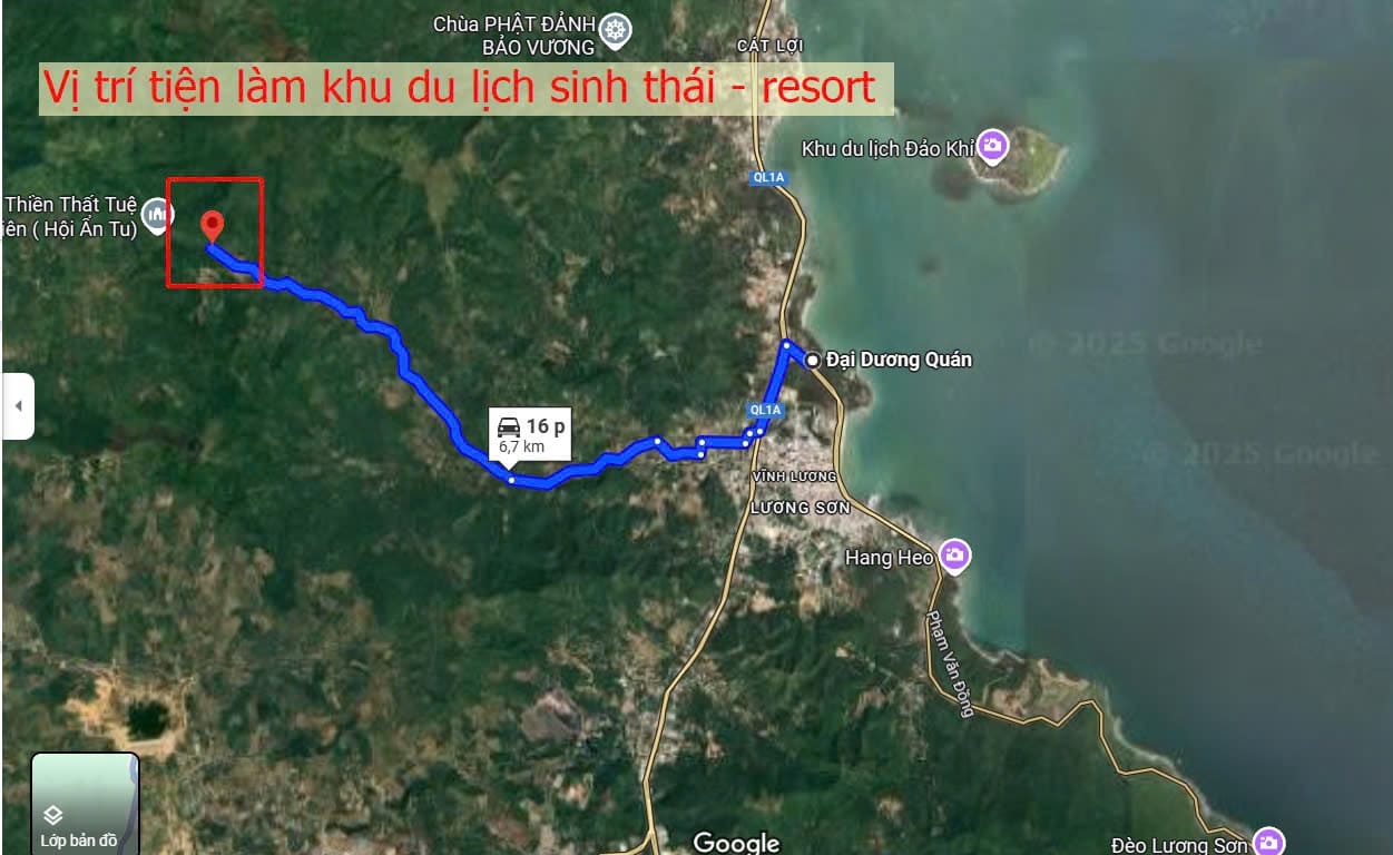 Bán đất làm dự án khu du lịch sinh thái biển đồi, resort Thành Phố Nha Trang
