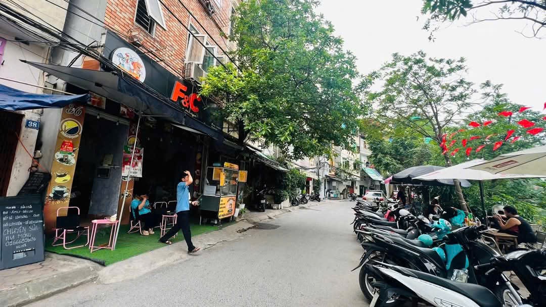 Cực hiếm, mặt hồ Phương Mai, lô góc 2 thoáng, vỉa hè, kinh doanh bất chấp