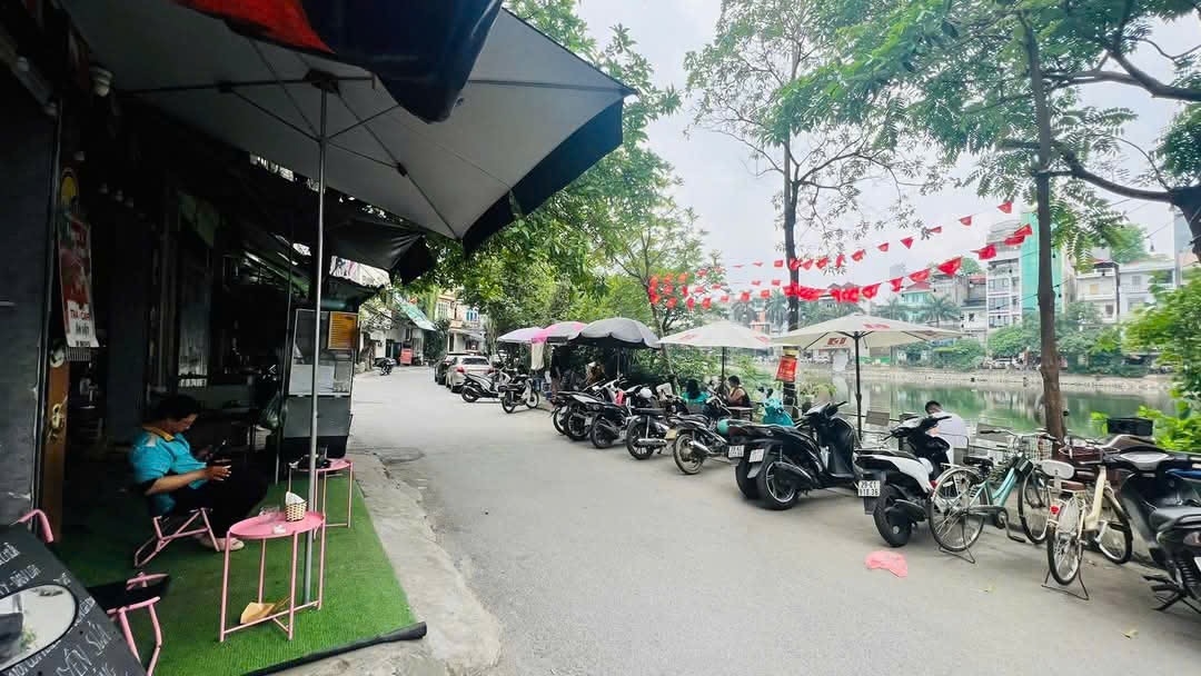 Cực hiếm, mặt hồ Phương Mai, lô góc 2 thoáng, vỉa hè, kinh doanh bất chấp