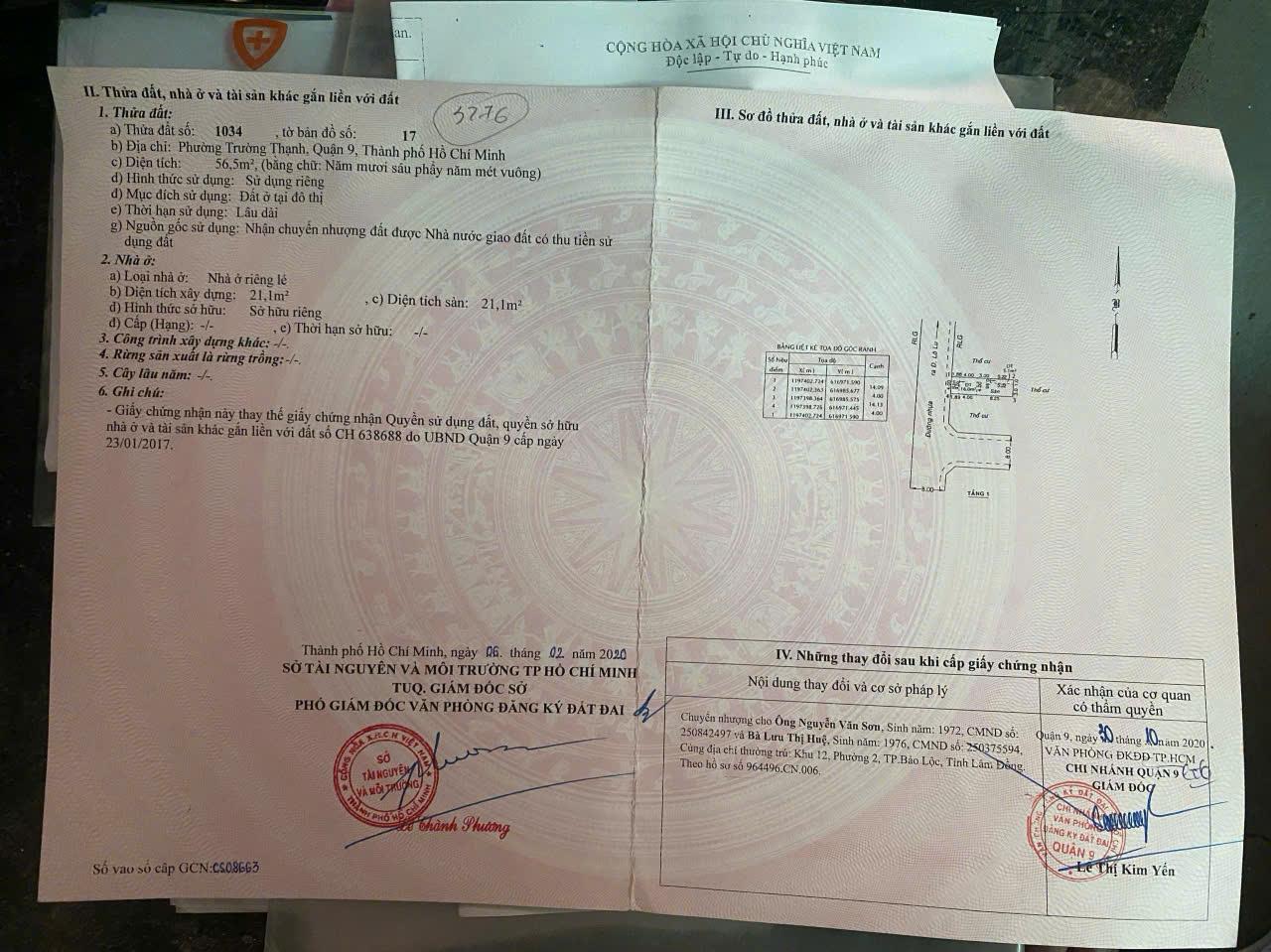 LÔ ĐẤT ngay Cảng, SHR – ĐƯỜNG NHỰA 9M, Dân cư đông, PHÚ HỮU, TP. TĐ – CHỈ 3,190tr