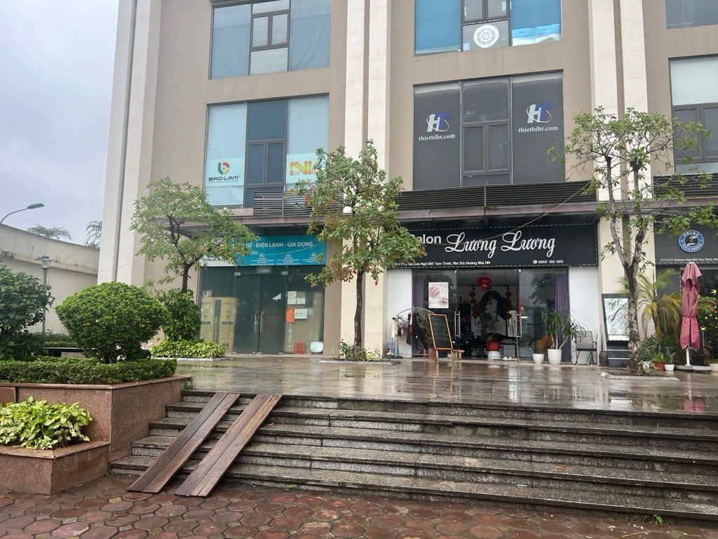 Ban. Hà chân đế chung cư galaxi 80m2 2 tầng