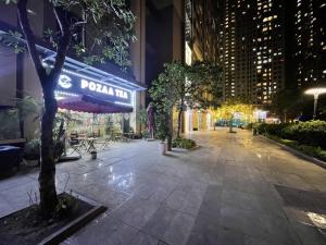 Ban. Hà chân đế chung cư galaxi 80m2 2 tầng