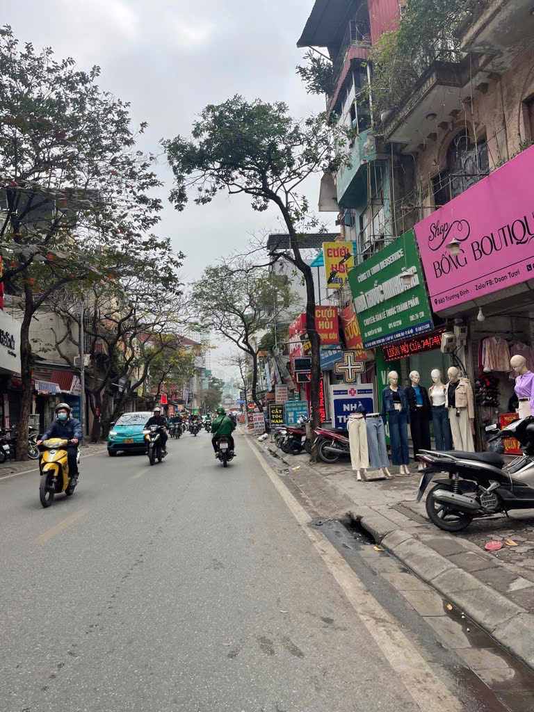 BÁN NHÀ MẶT PHỐ TRƯƠNG ĐỊNH: 88M* MẶT TIỀN 4M VỈA HÈ RỘNG KINH DOANH, HOÀNG MAI, HÀ NỘI