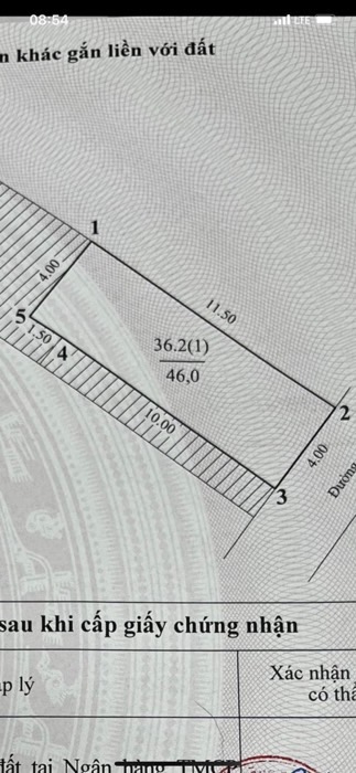 【 B. Á.N  N.H.À 】  99 Định Công Hạ  46m2 5 Tầng , mặt tiền 4m 4.5 tỷ .