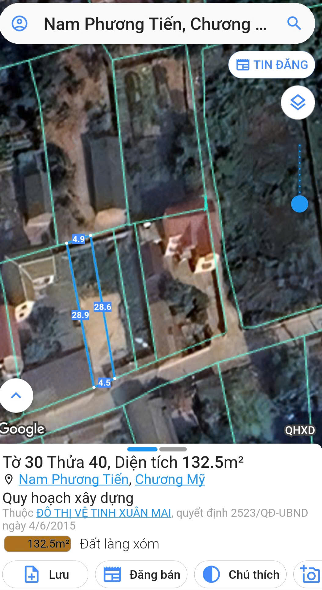 Bán mảnh 110m Tại Thanh Bình mặt tiền hơn 7m cách quốc lộ 6 hơn 300m