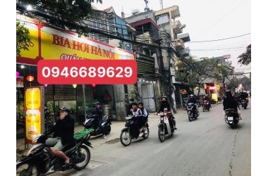 BÁN ĐẤT HOÀNG MAI, MẶT PHỐ CHỈ 79TR/M, 9M MẶT TIỀN, SỔ CC, 135M GIÁ 10.5 TỶ - 0946.689.629