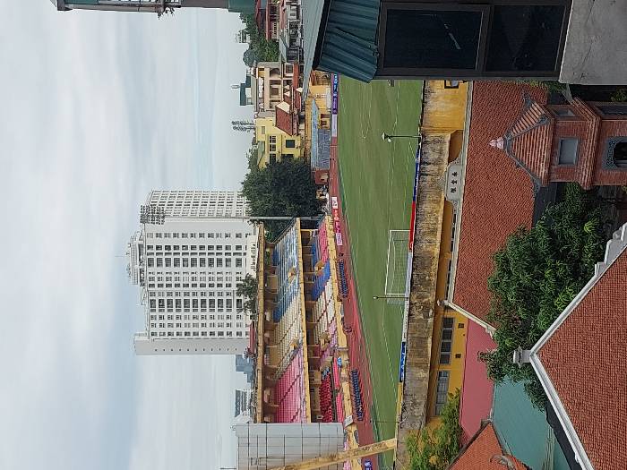 NGỒI NHÀ XEM BÓNG ĐÁ TRỰC TIẾP SÂN HÀNG ĐẪY. 7 TẦNG THANG MÁY 100M2 - TUYỆT CỦA ĐỈNH - DÂN XÂY - SAU THOÁNG - VIEW SÂN BÓNG HÀNG ĐẪY