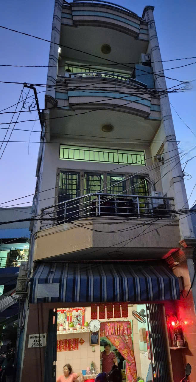 Bán nhà 4tầng HXT gần chợ Bình Tiên - Phạm Phú Thứ Quận 6 giá 3,99 tỷ
