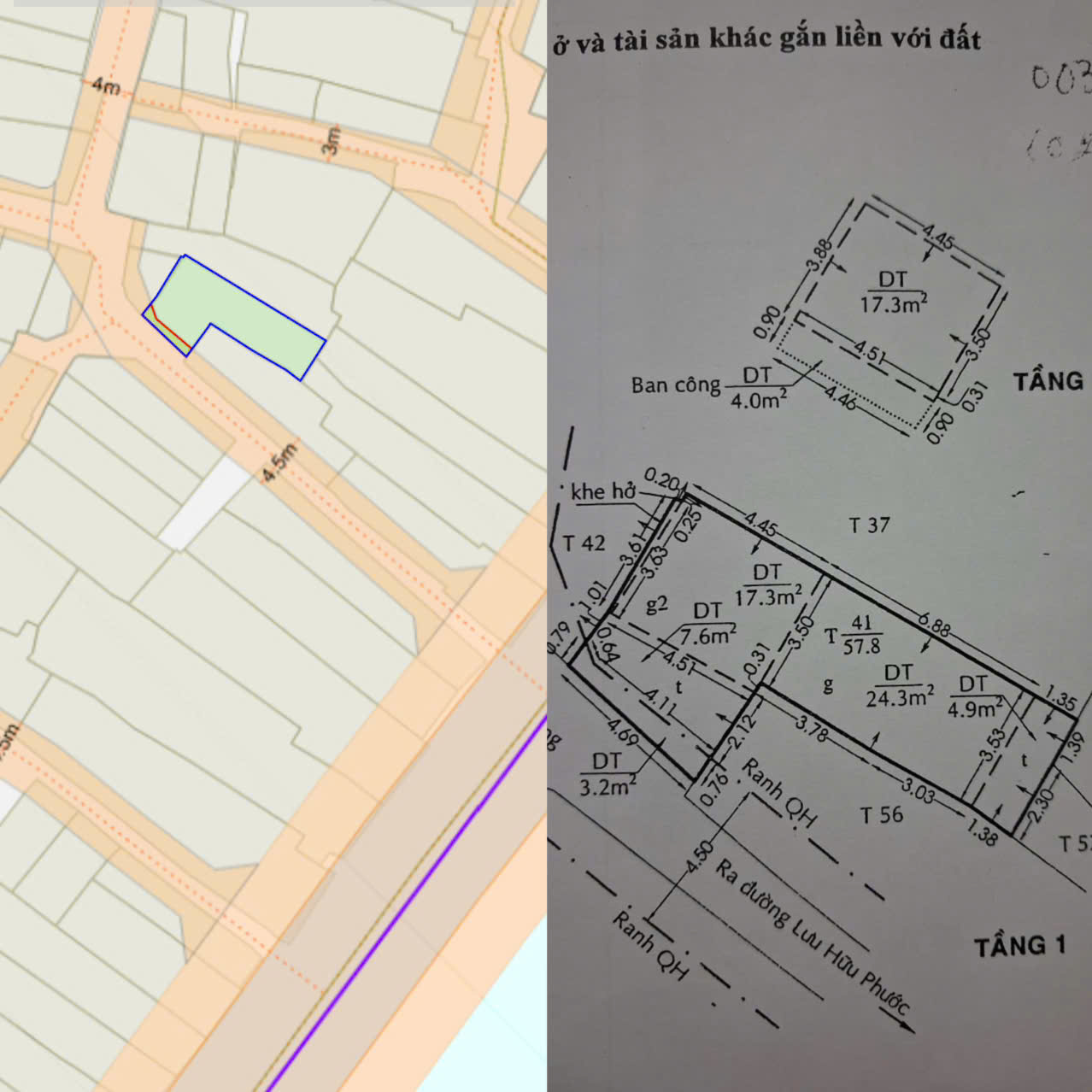 Bán nhà cũ 58m2 Lưu Hữu Phước Quận 8 giá tốt 2,6 tỷ