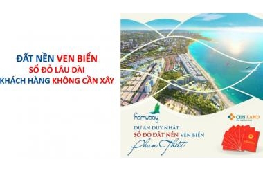 Cực sốc! Mặt biển Hamubay Phan Thiết, 34tr/m2, Gần Sân Bay.