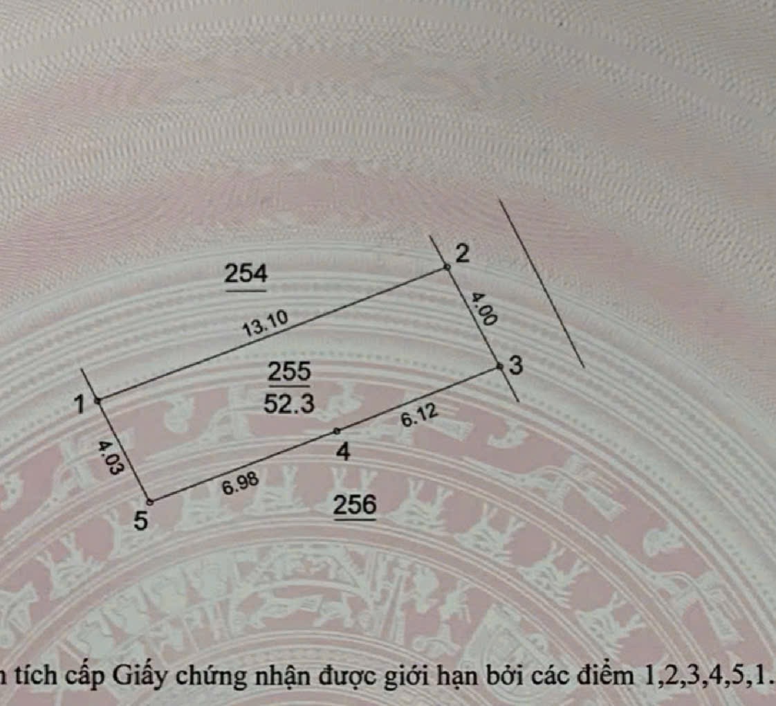 BÁN ĐẤT, XÓM 1, HẢI BỐI, ĐÔNH ANH, DIỆN TÍCH 52M2, GIÁ 4.7 TỶ
