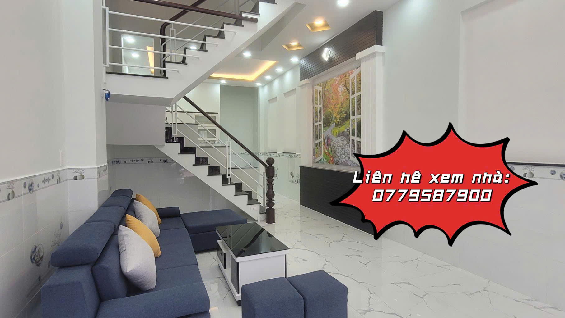 HIẾM, NHÀ MỚI ĐẸP HXH VƯỜN LÀI, TRUNG TÂM TÂN PHÚ, 4X13M, CHỈ 7TY85