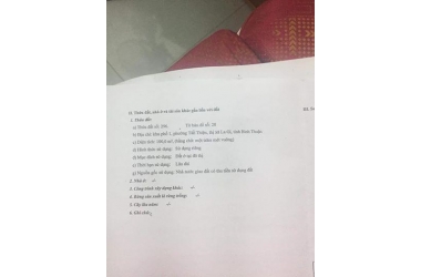 Bán nhanh 2 lô liền kề minh thơ VIP Phường Tân Thiện - Thị xã Lagi - Bình Thuận.